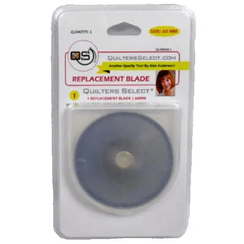 Remplacements de lames rotatives 60 mm Quilters Select - 1 pack