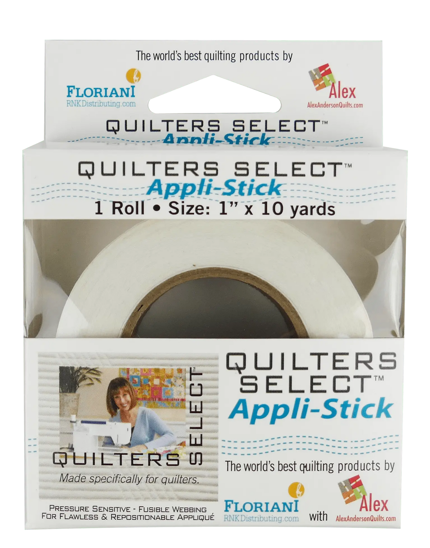 Quilters Select Appli-Stick 1" x 10 yds - Premium Fusible Web Tape