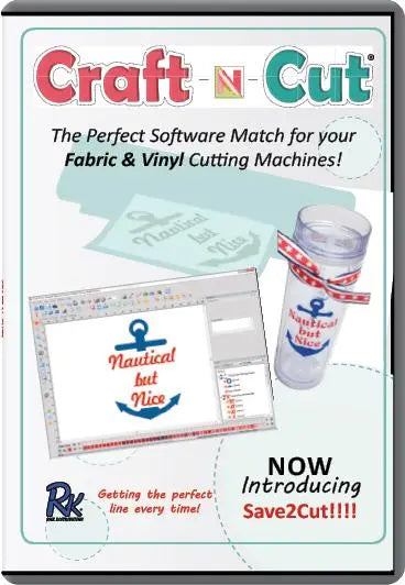 Paquete de Software Quilters Select Craft N Cut con DVD de Entrenamiento