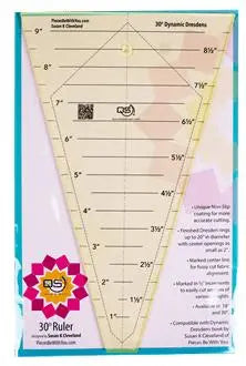 Règle Dresden 30 de Quilters Select avec revêtement antidérapant