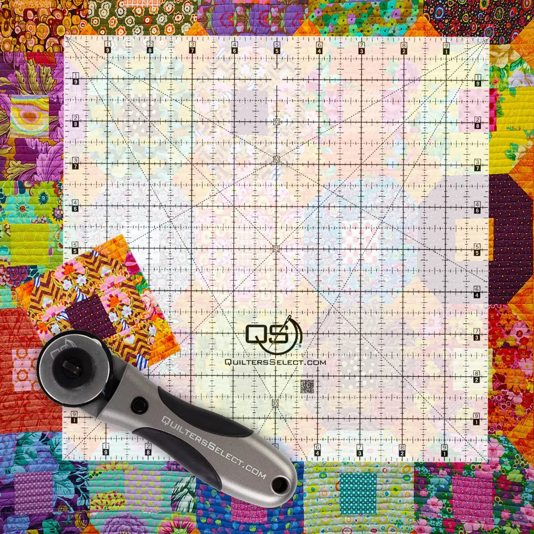 Regla Cristalina Antideslizante Quilters Select 10″x10″