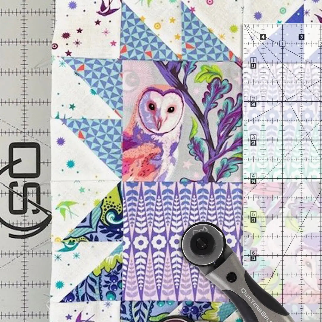 Regla Cristalina Antideslizante Quilters Select 4.5"x18"