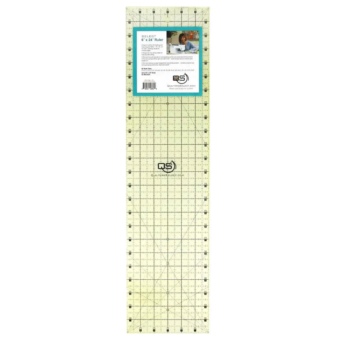 Regla Antideslizante Quilters Select 6"x 24"