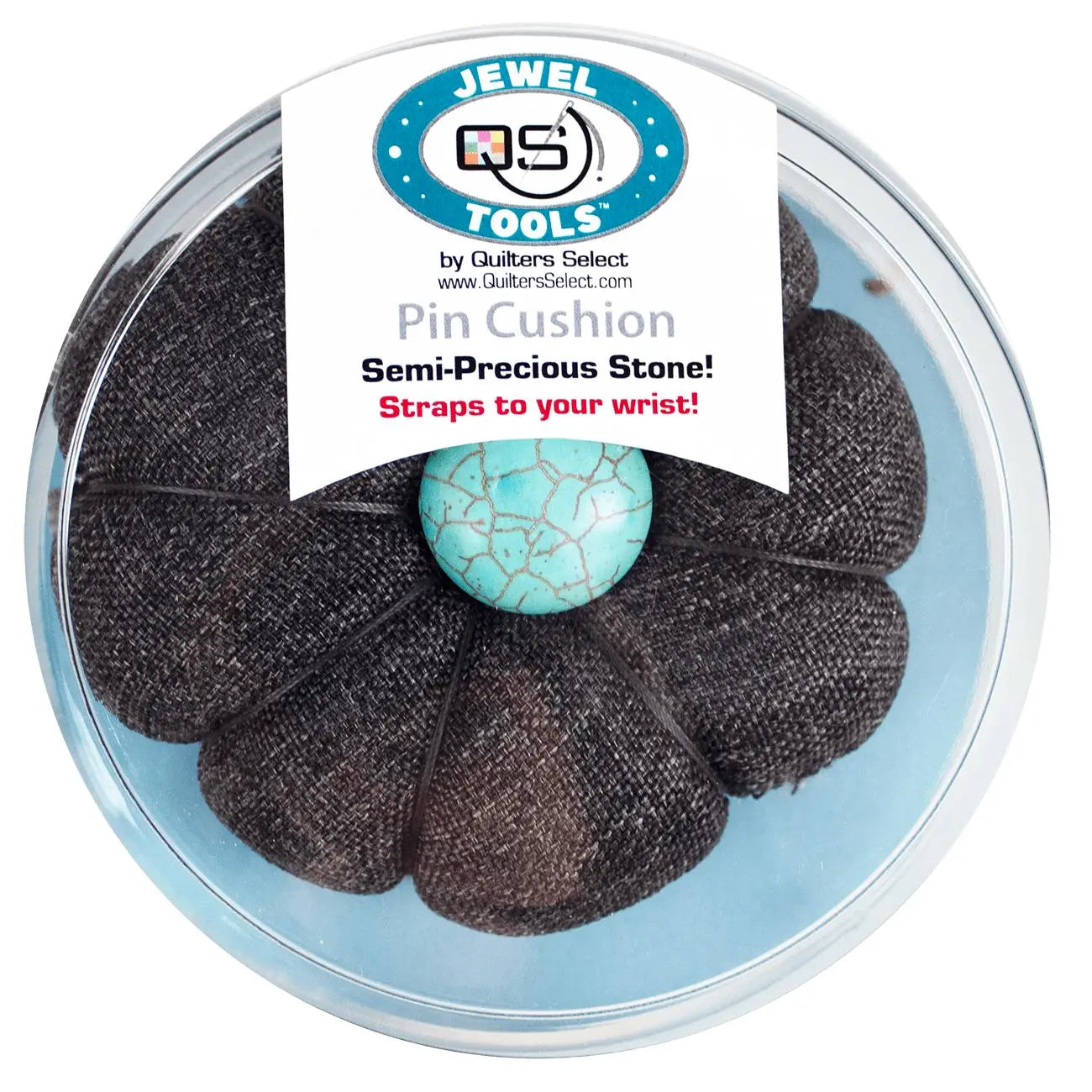 Quilters Select Pin Cushion - Turquoise