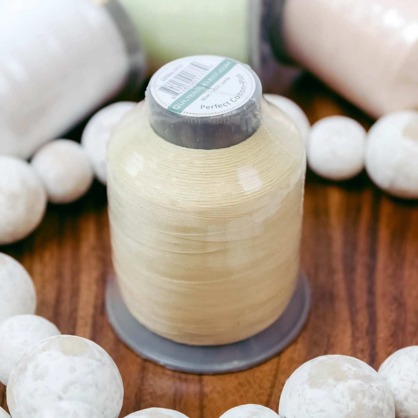 Quilters Select Cotton Plus 60WT Thread - Sugar Cookie, 2500 YD