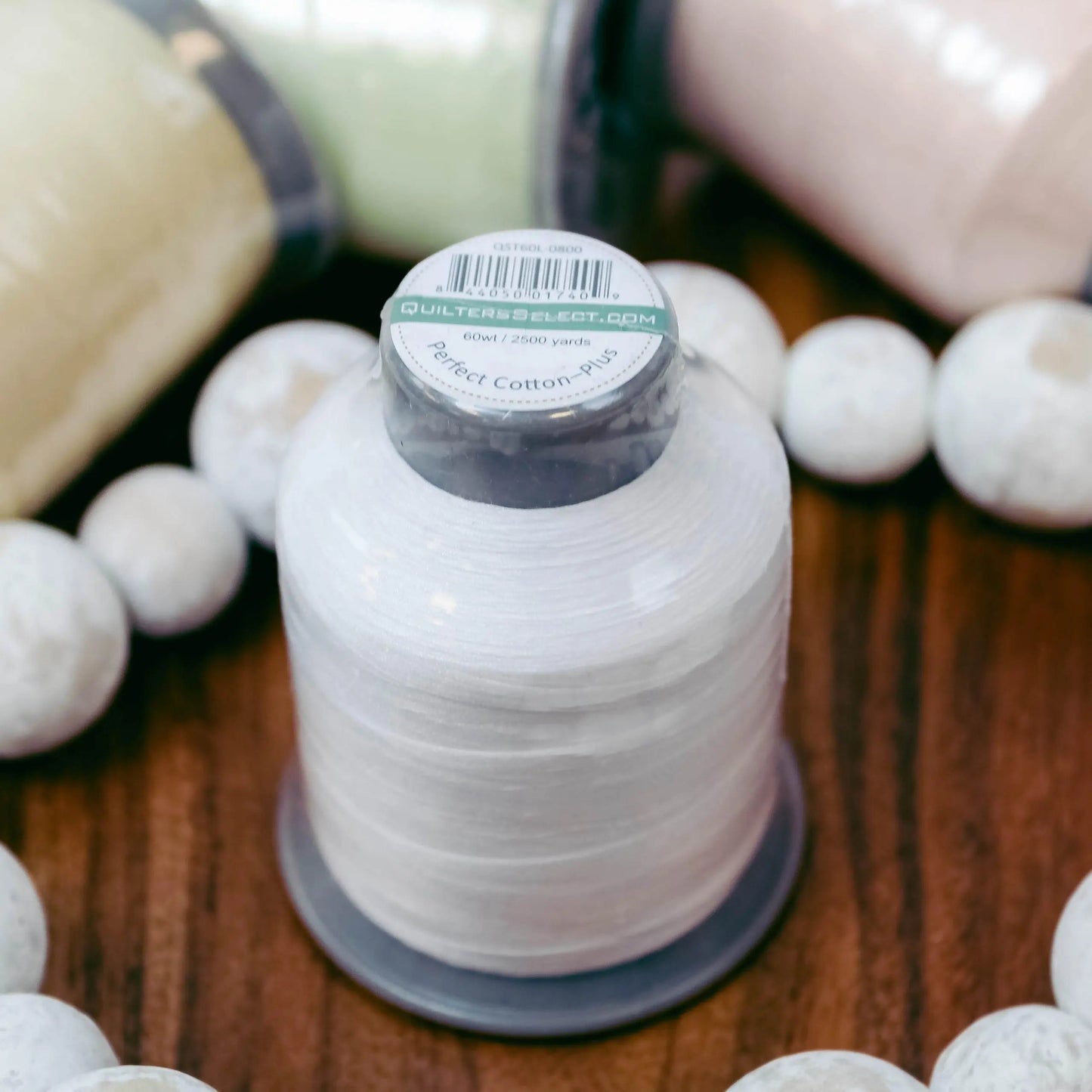 Fil en coton Quilters Select Cotton Plus 60WT - 2500 YD Blanc
