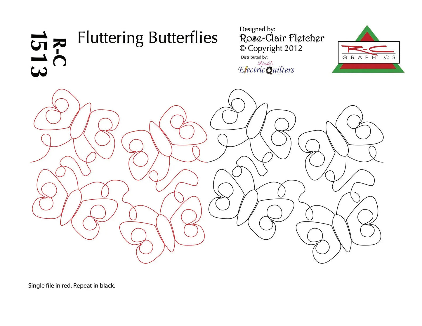 1513 Pantographe Papillons Flottants par Rose-Clair Fletcher