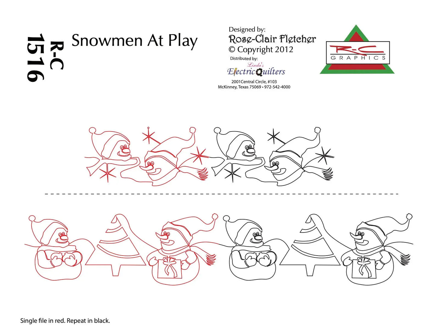 1516 Smowmen At Play Pantographe par Rose-Clair Fletcher