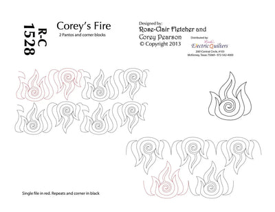 Pantógrafo Fire de Corey por Rose-Clair Fletcher