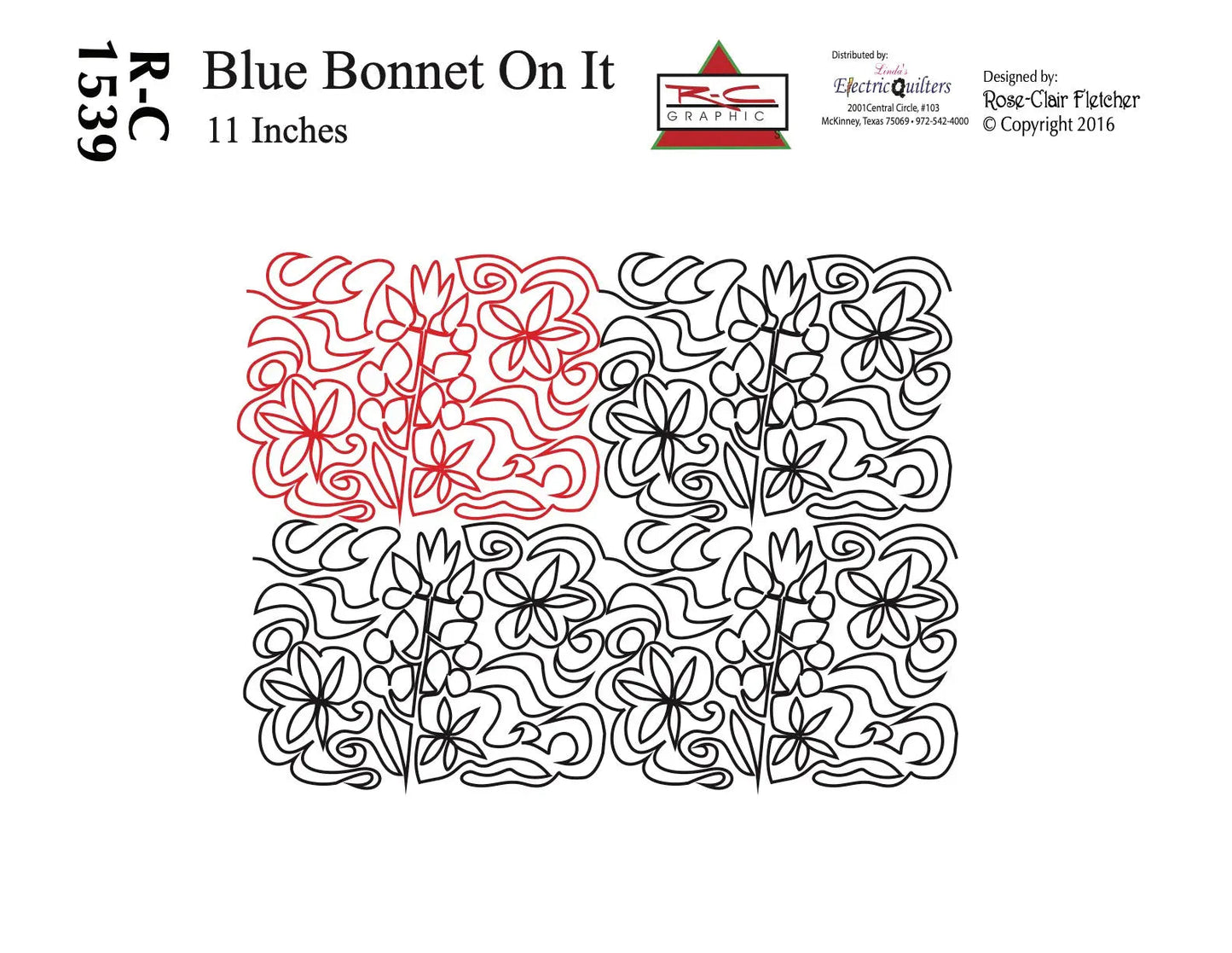 Pantógrafo 1539 Blue Bonnet On It de Rose-Clair Fletcher