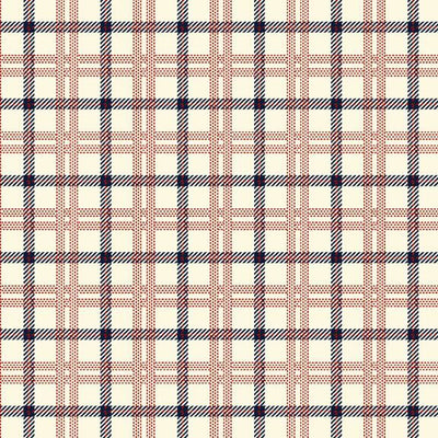 Tissus en Flanelle Americana Cream Primo Plaids par Yard