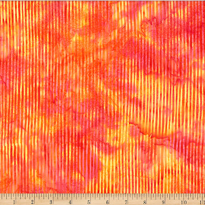Tela de Calabaza con Rayas Finas de Batik de Bali - 44"/45" por Yarda