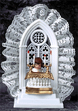 Communion Girl Religious Caketop - 8" High