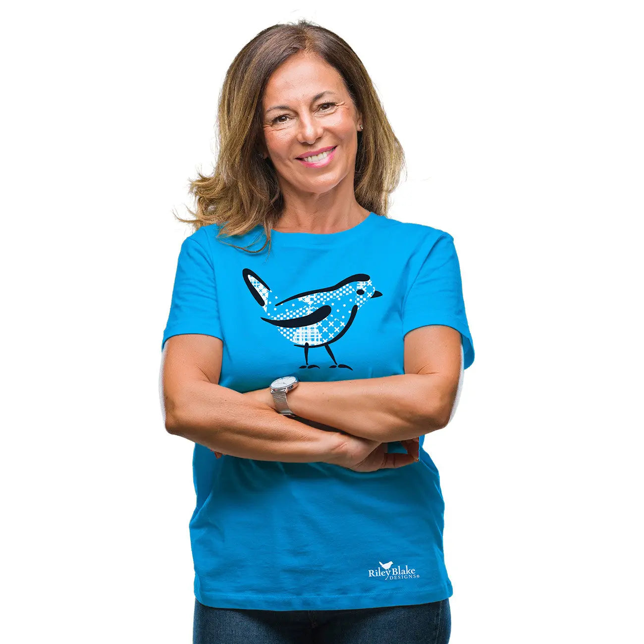 T-shirt Designer RBD en Bleu - Taille Moyenne
