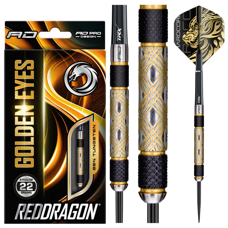 Dardos de Punta de Acero Golden Eye - Precisión y Estilo