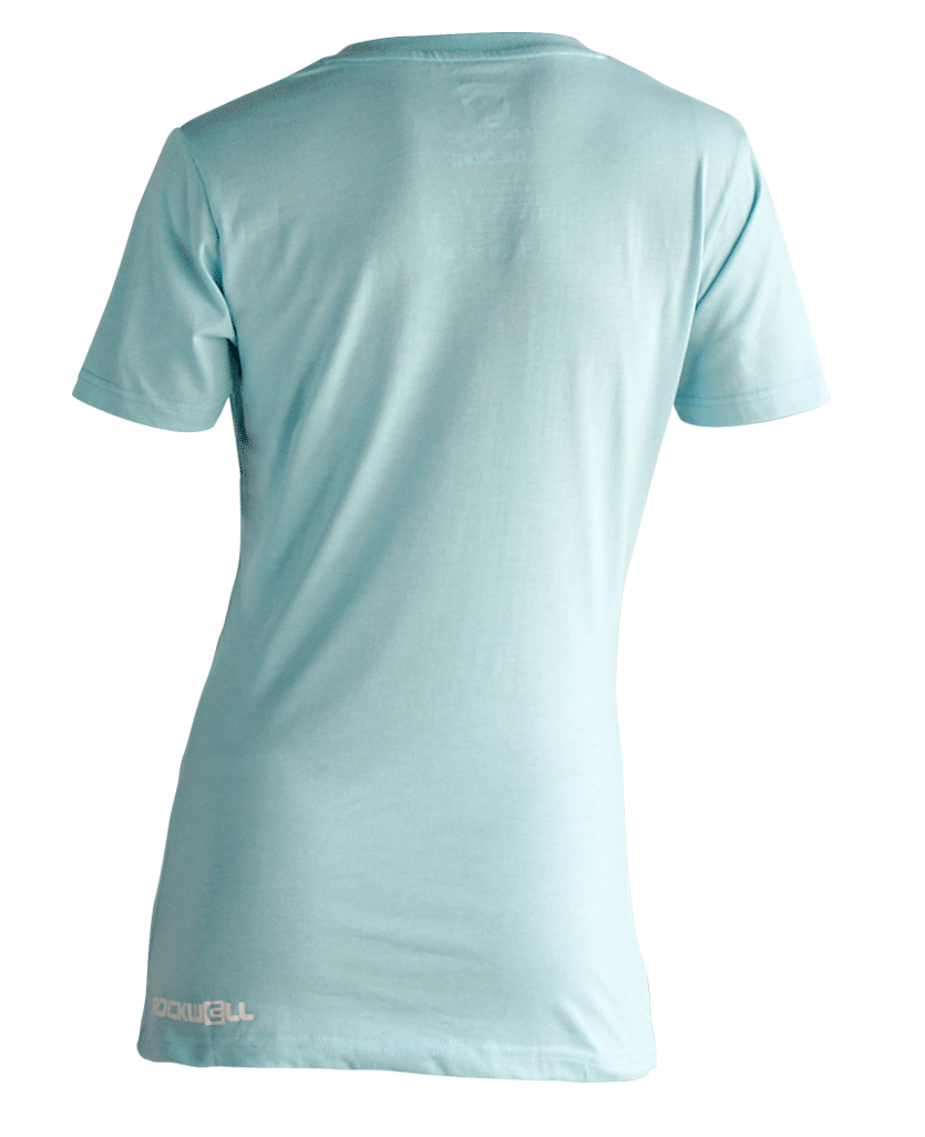 Camiseta V-Neck Turquesa de Women's Watch Co