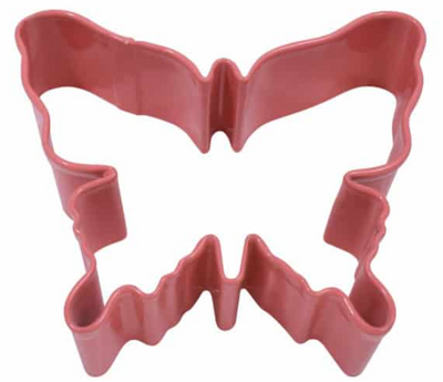 Butterfly Cookie Cutter - 3.25" Pink
