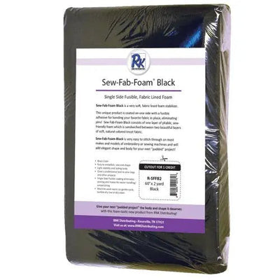 RNK Black Sew Fab Foam - Fusible 60" x 2 Yards