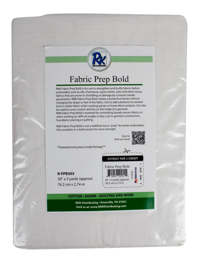 RNK Fabric Bold Prep 30"X3YDS - Premium Fusible Interfacing