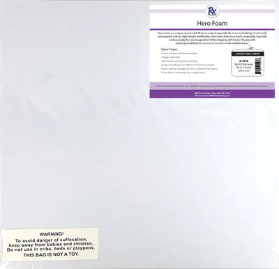 RNK White Creative Foam - EVA 2MM - 3 Sheets per Pack