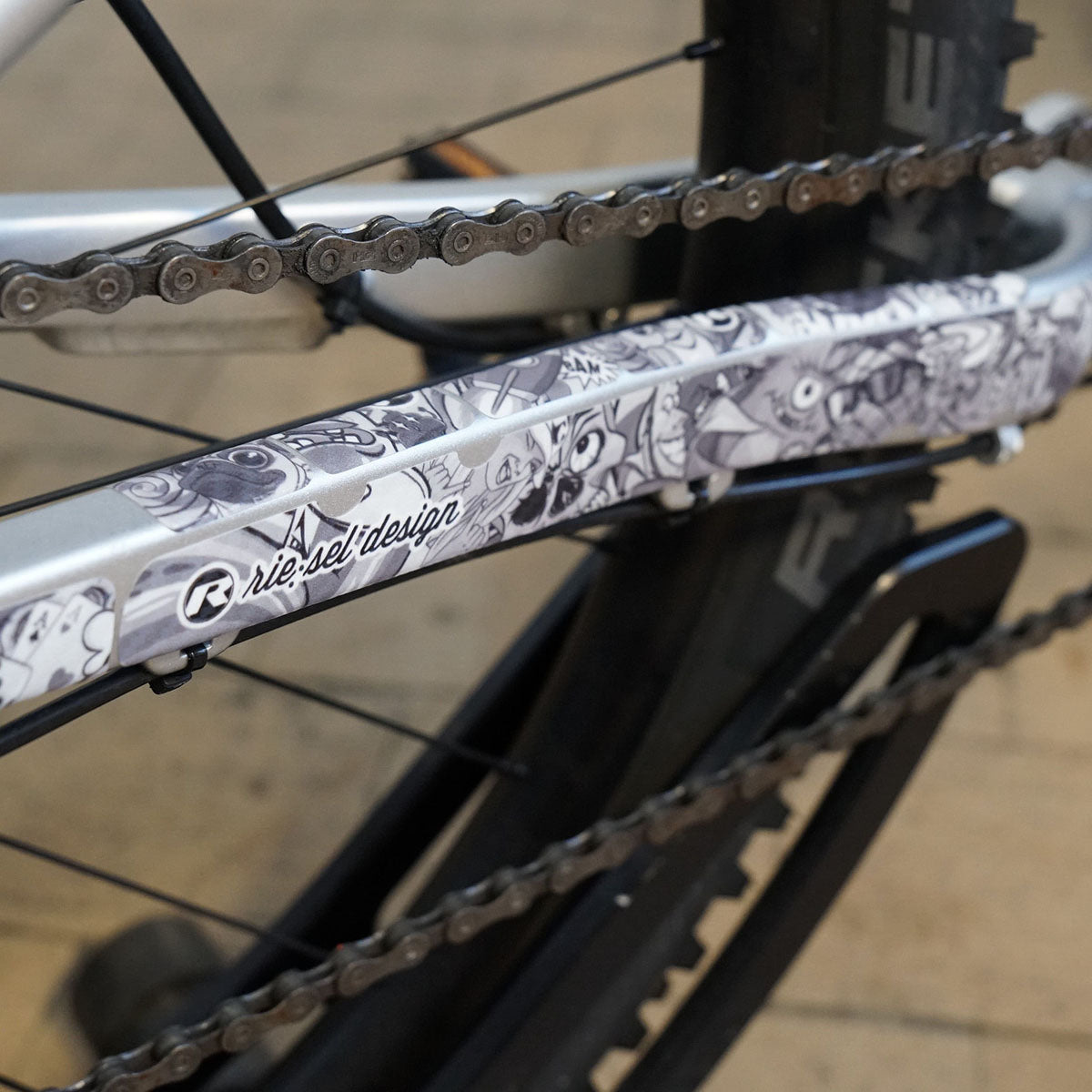 Riesel Design Frame Protection Guard - Chainstay Protector