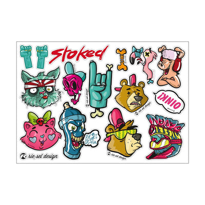 Riesel Design Reflective Sticker Kits