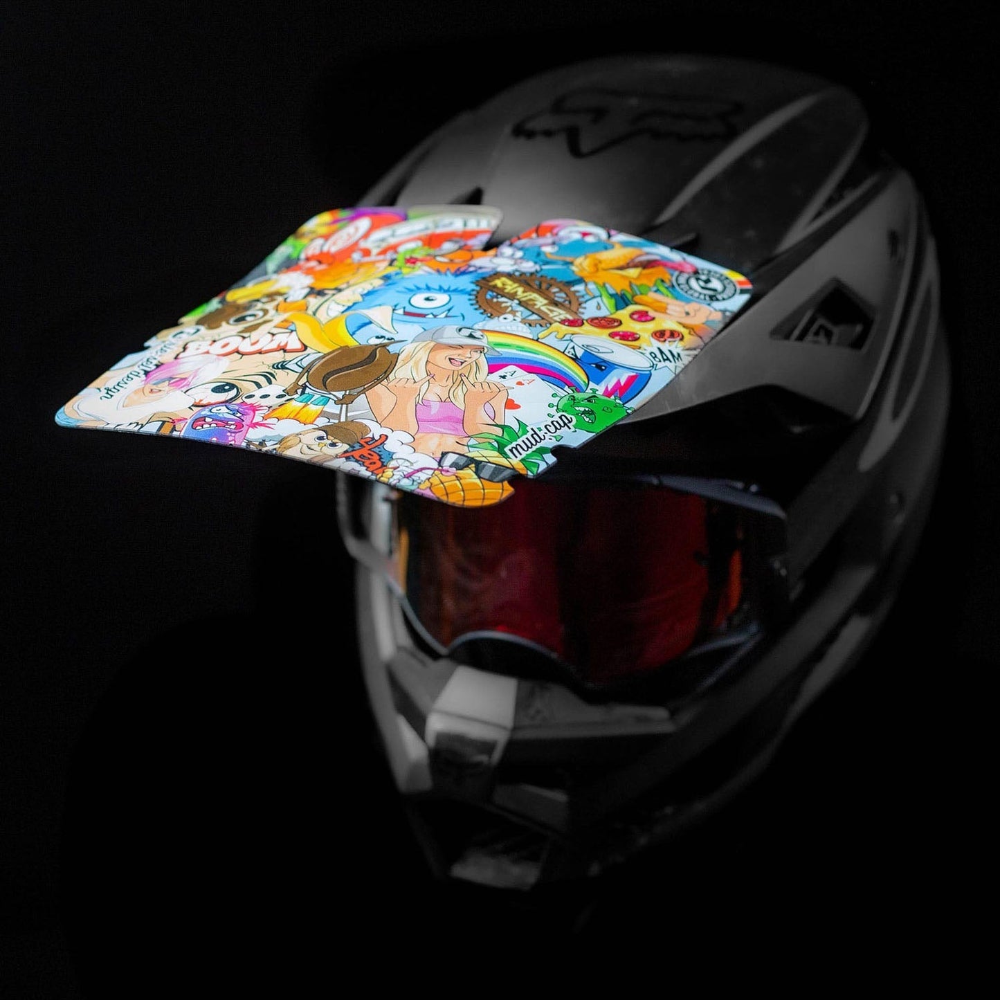 Extensión de Visera Riesel Design para MX - MUD:CAP