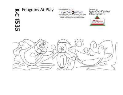 1535 Pingüinos Jugando Pantógrafo de Rose-Clair Fletcher