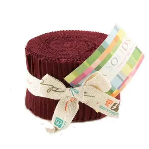 Rollo de Gelatina Junior Bella Sólidos Burdeos Rojo