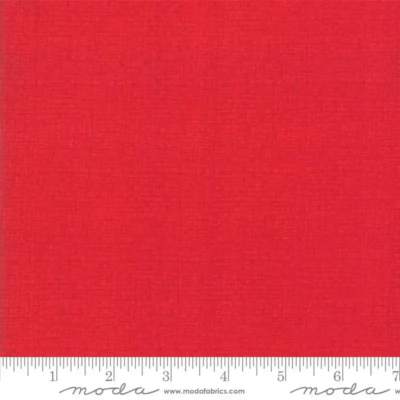 Tela de algodón anaranjado con textura roja por yardas