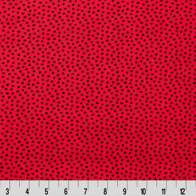 Red Extra Wide Dottie Cuddle Cardinal Fabric