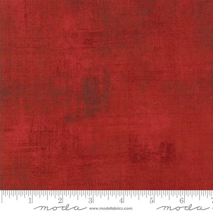 Tissu Red Grunge Basics Winter Cherry - 44"/45" par yard