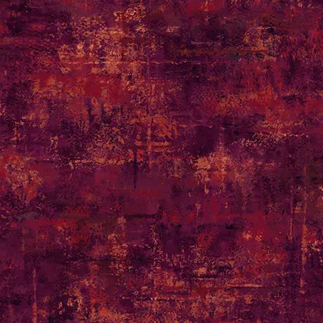 Red Wine Mottled Blender Wideback Cotton Fabric per Yard
