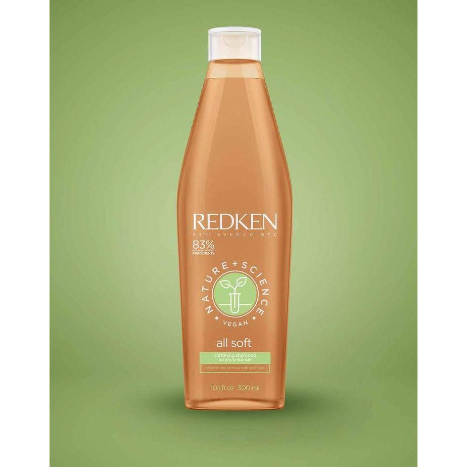 Shampoing Redken Nature + Science All Soft - 10,1 oz