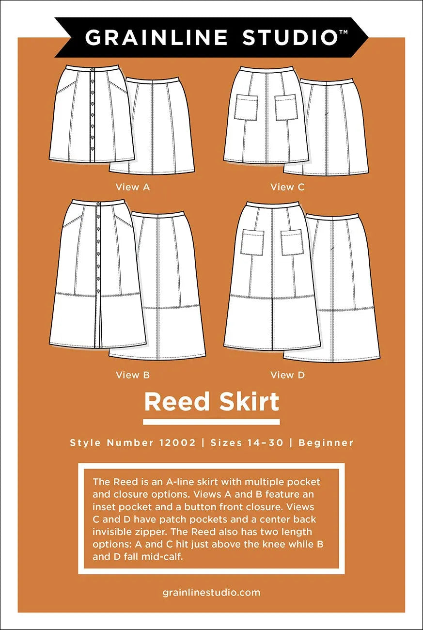 Jupe A-Line Reed en tailles 14-30