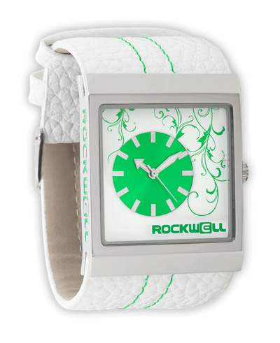 Mercedes White/Green Watch
