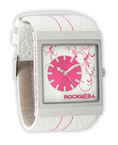 Mercedes White/Pink Watch