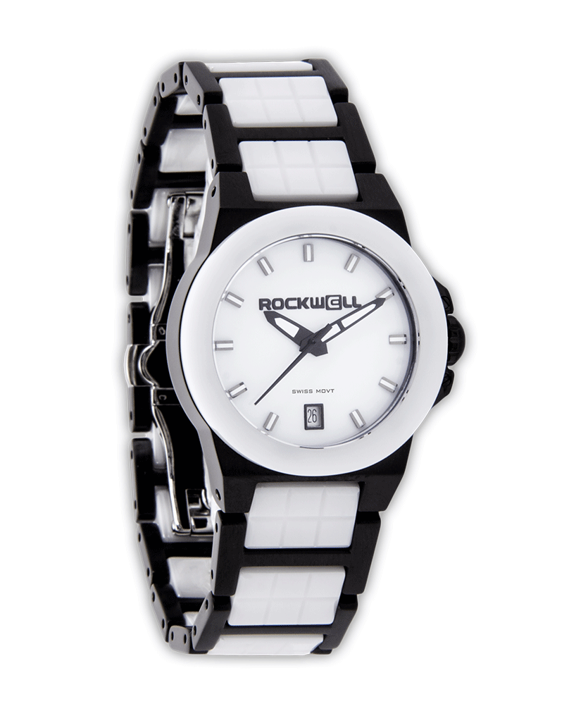 Katelynn Black/White Ceramic Watch
