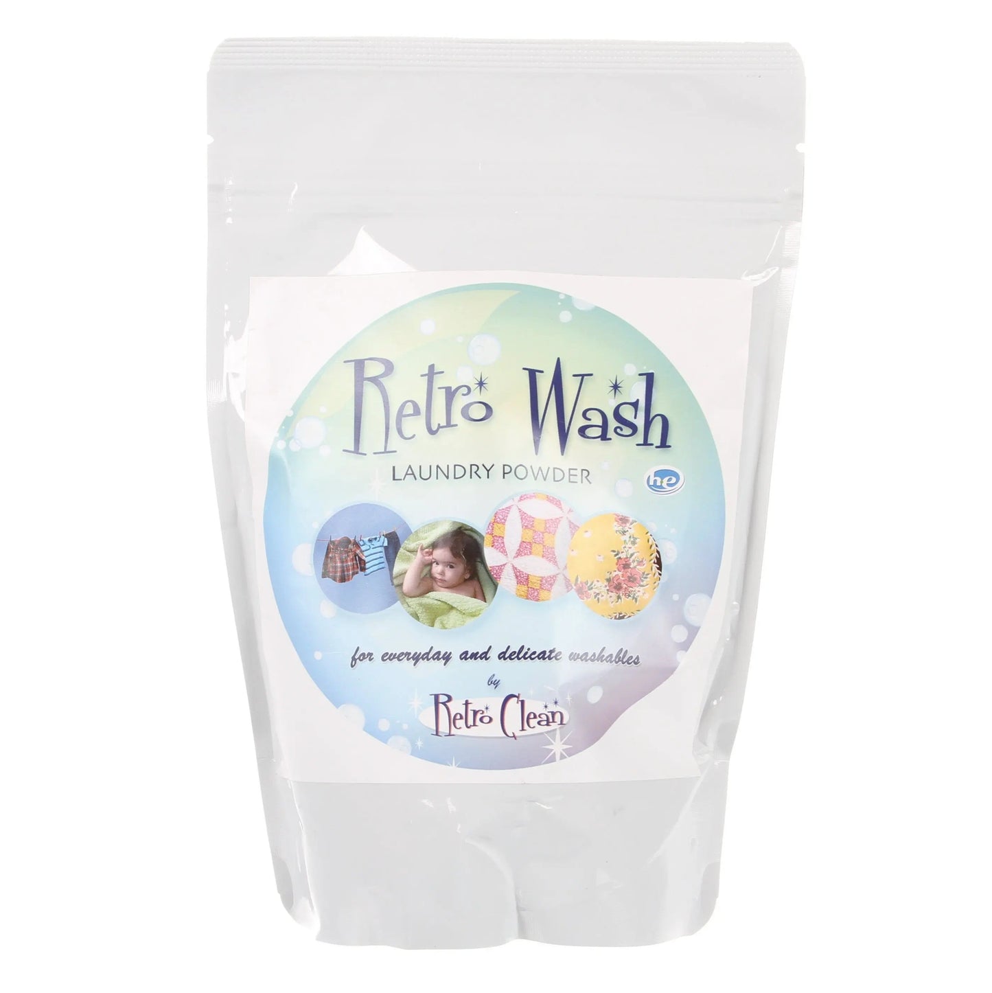 Retro Wash Detergente en Polvo Sin Fragancia - Bolsa de 1 lb