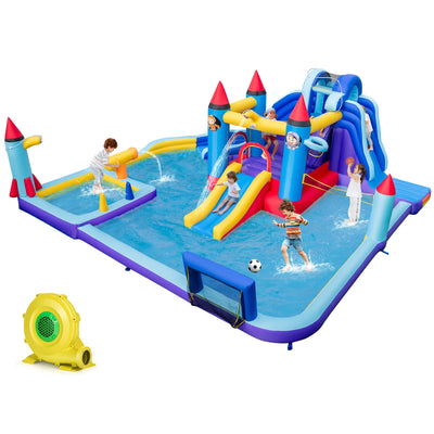 Parque Acuático Inflable con Tema de Cohete con Soplador