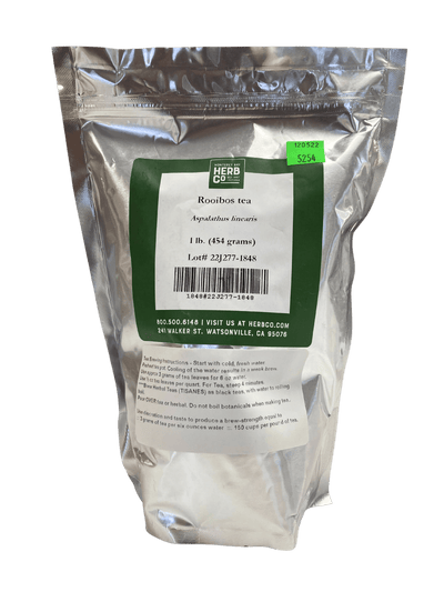 Premium Red Rooibos Herbal Tea - Naturally Caffeine-Free - Korvel