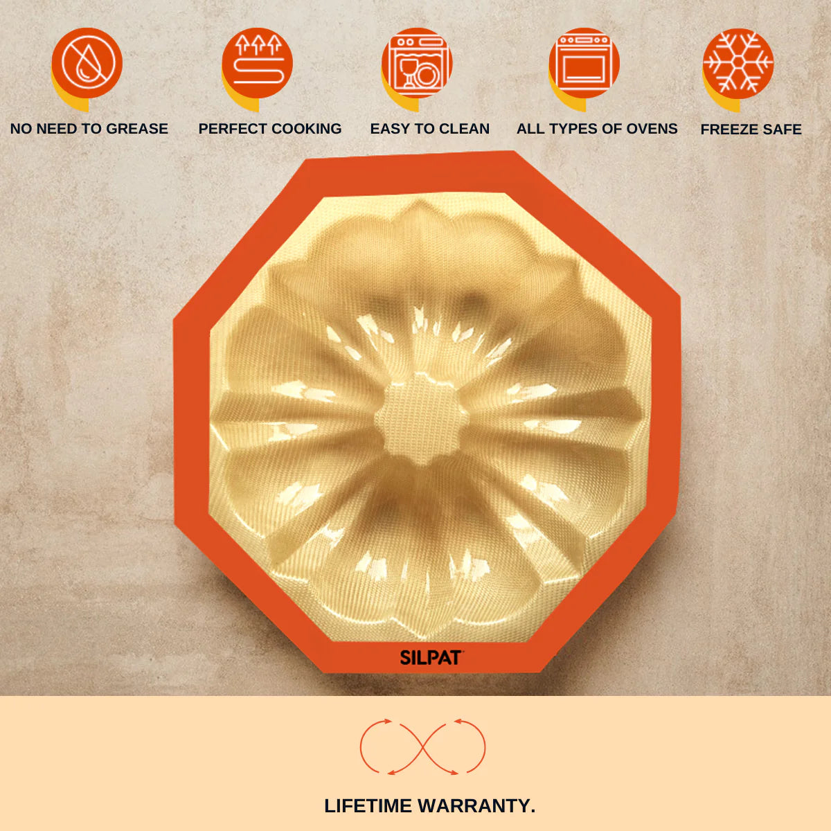 Silpat Rosace Mold - Korvel