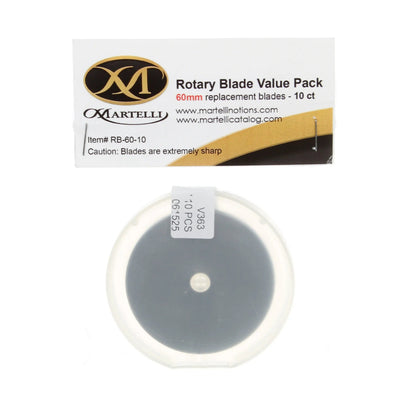 60mm Rotary Blade Replacement Bulk Pack - 10 Count