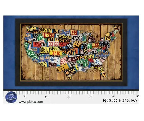 Route 66 Commemorative Collection Fabric Panel