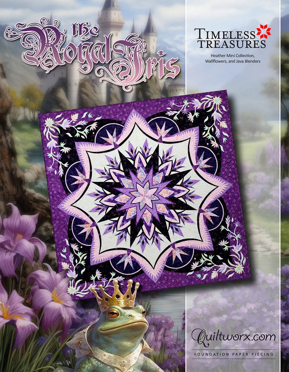 Patrón de Colcha Royal Iris