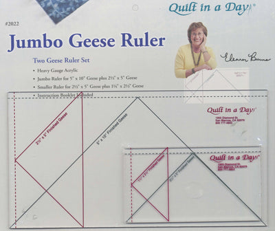 Ruler Jumbo Geese Set - 2 Piece Quilting Rulers
