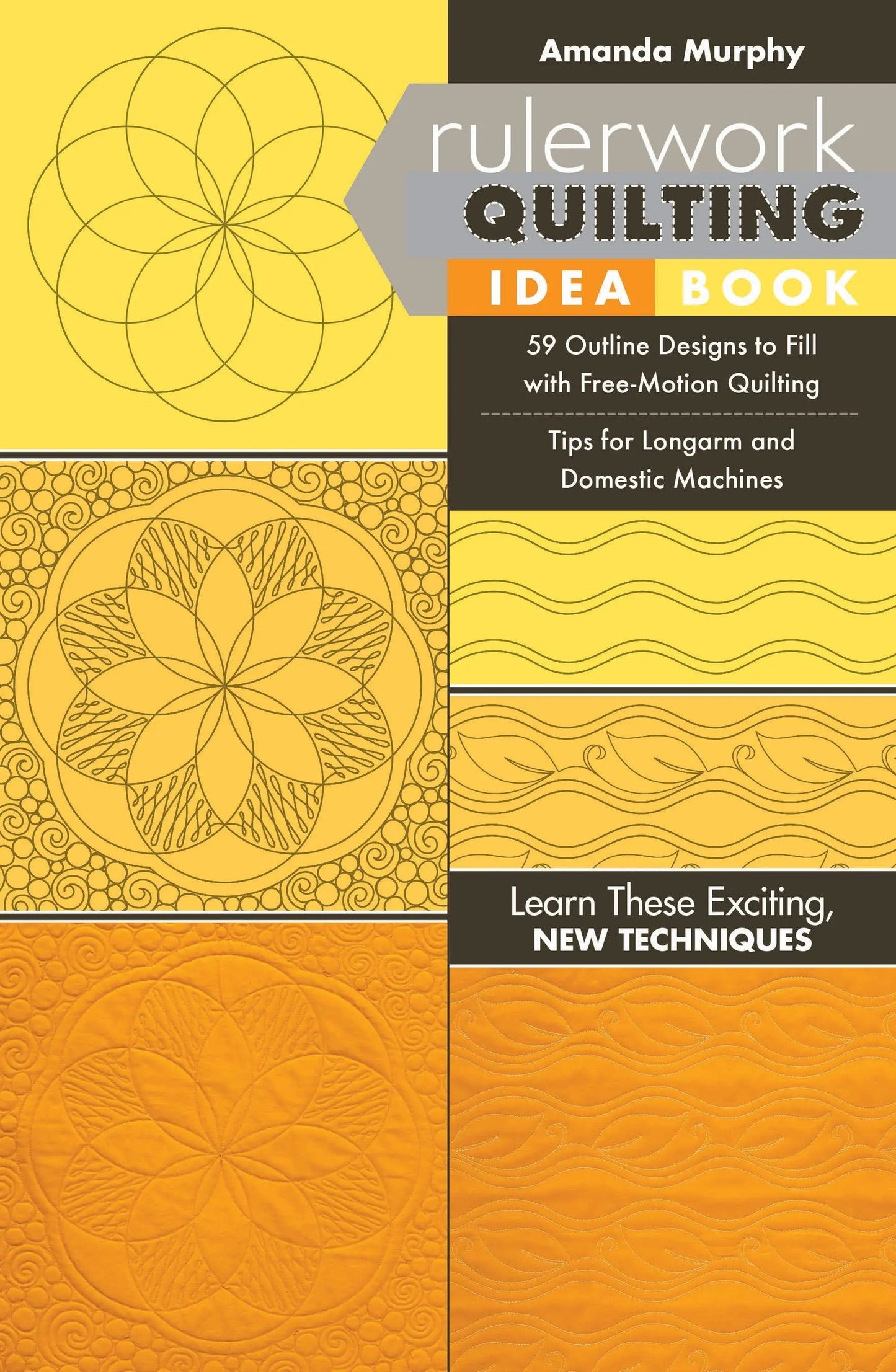 Libro de Ideas para Quilting con Regla por Amanda Murphy