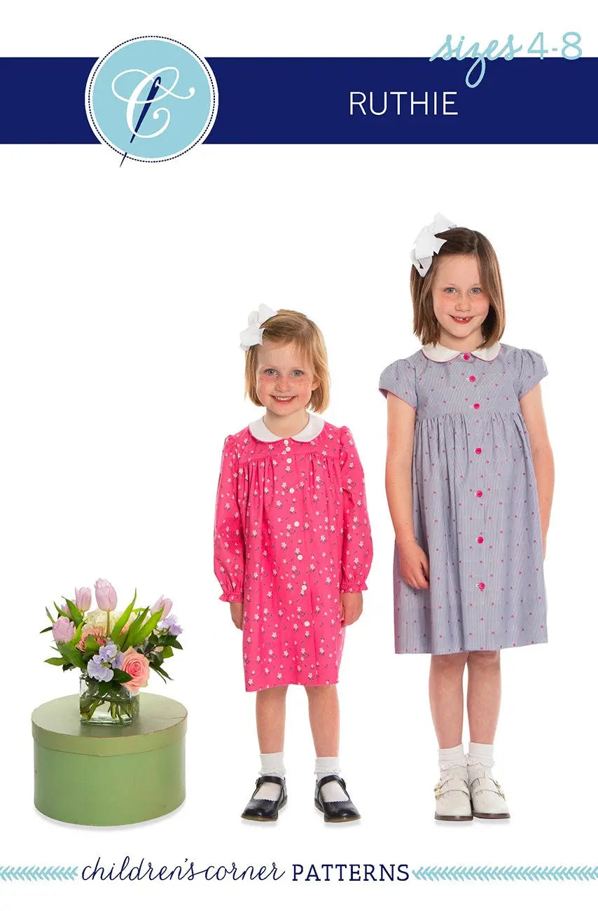Ruthie Dress Sewing Pattern (Sizes 4-8)