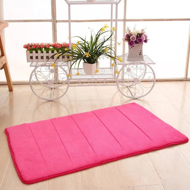 Tapis de bain en mousse à mémoire super absorbante