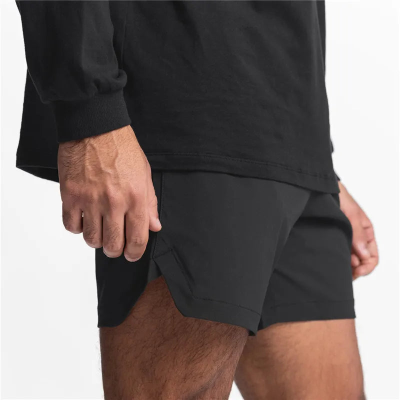 Pantalones Cortos de Correr de Secado Rápido para Hombre